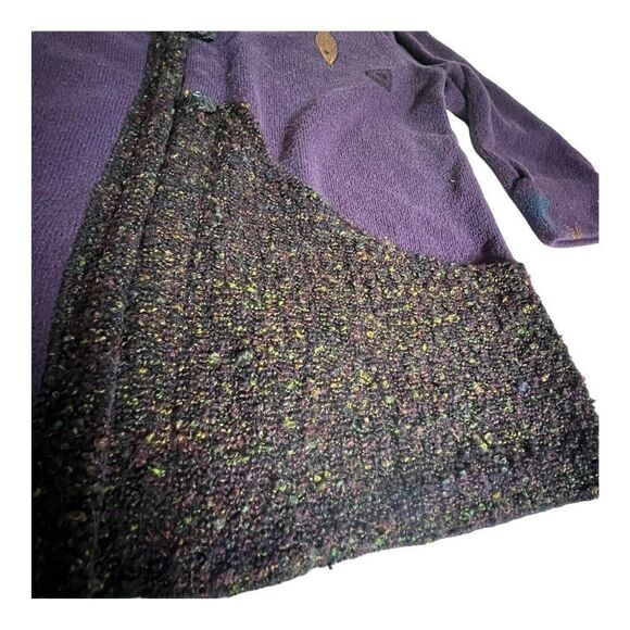 Vintage Play Alegre Linen Shirt Jacket M Hand Painted Art to Wear Fish Nautical - Picture 2 of 8